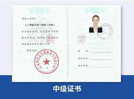 人工智能應用工程師（中級）：