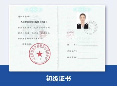 人工智能應用工程師（初級）：